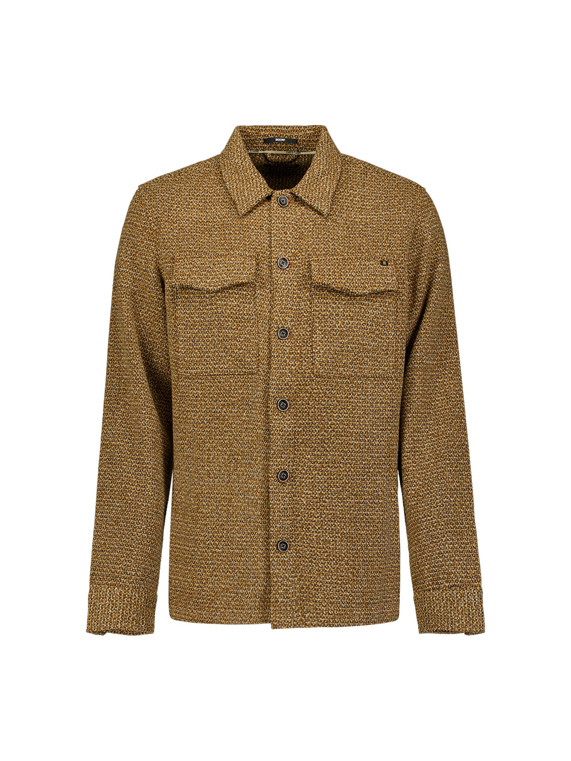 Tweed overshirt | Sand