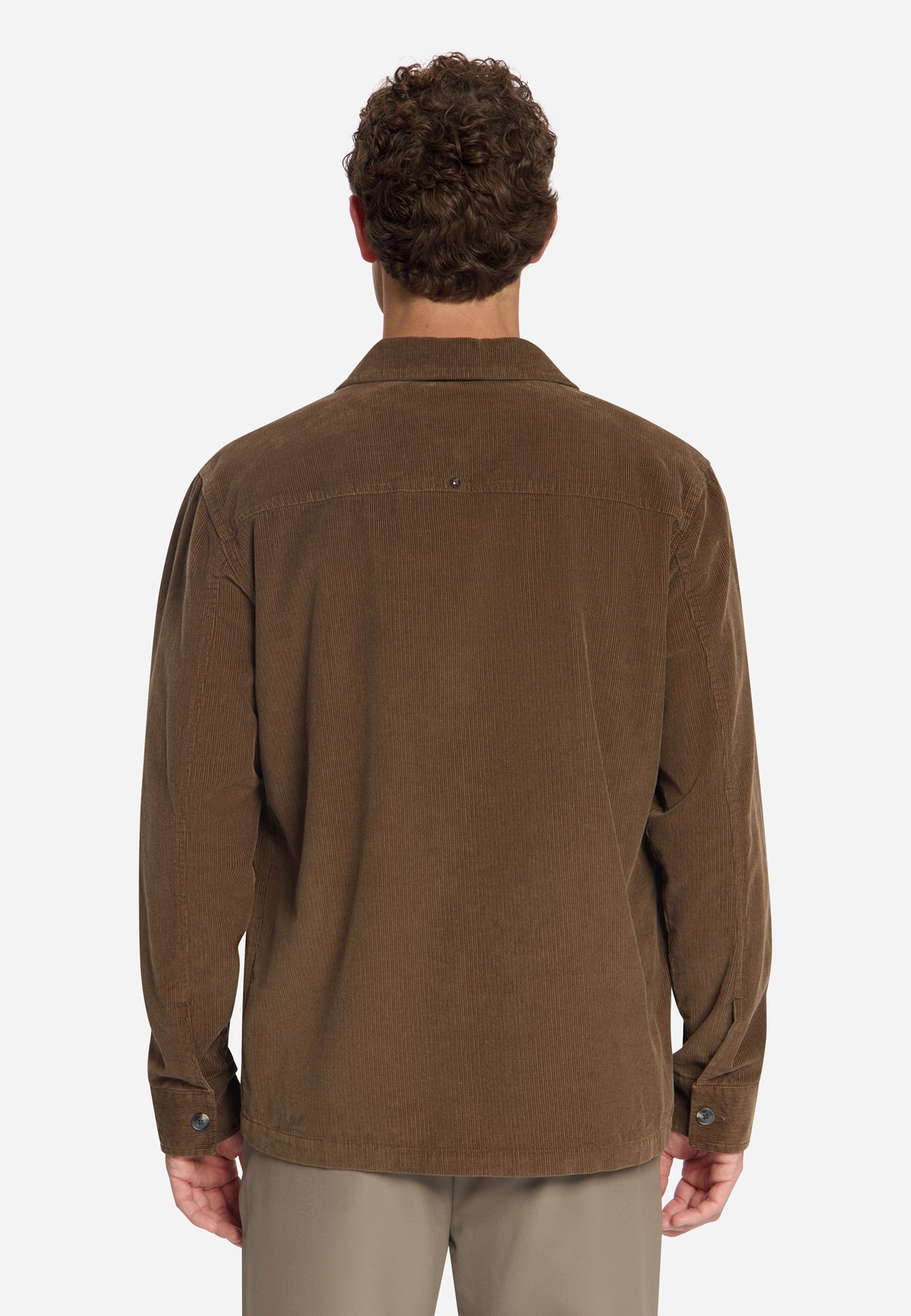 Corduroy overshirt | Light Brown