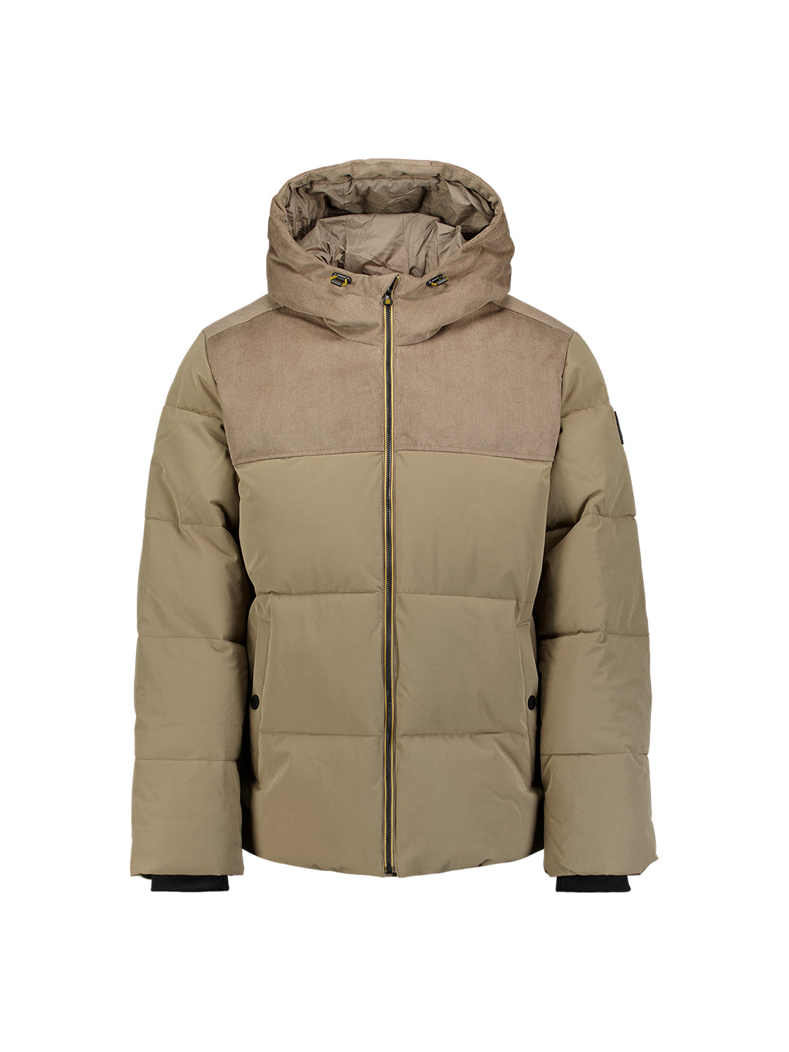 Pufferjas met corduroy | Mud