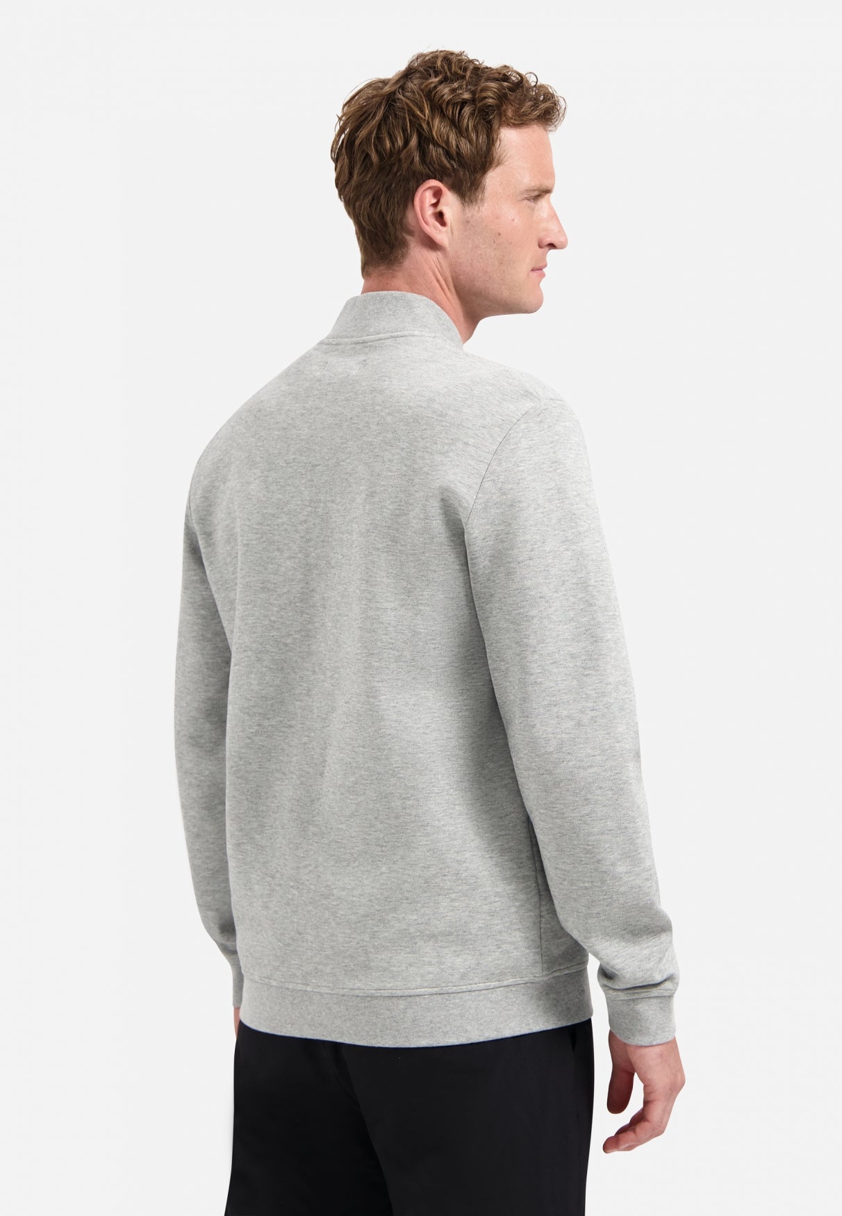Timeless Basics Vest met rits Grijs Melange