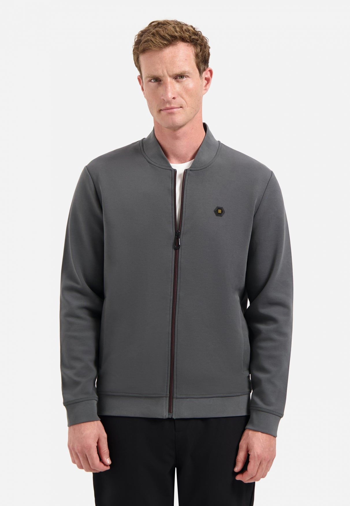 Timeless Basics Zip Vest | Dark Steel