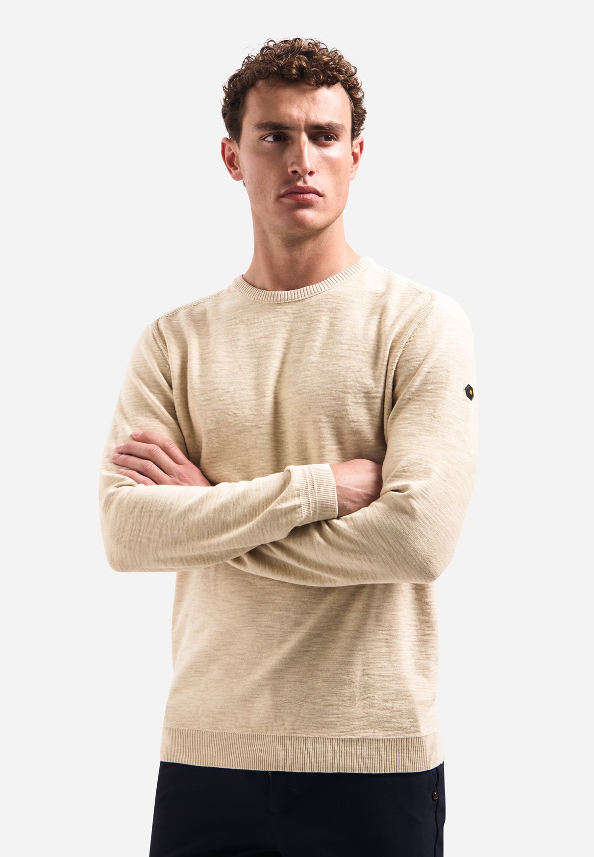 Timeless Basics Stone Washed Trui | Cement