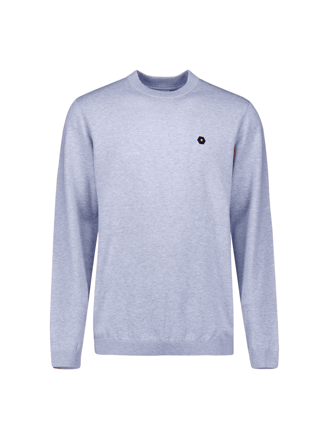 Timeless Basics Trui in Melange Blauw