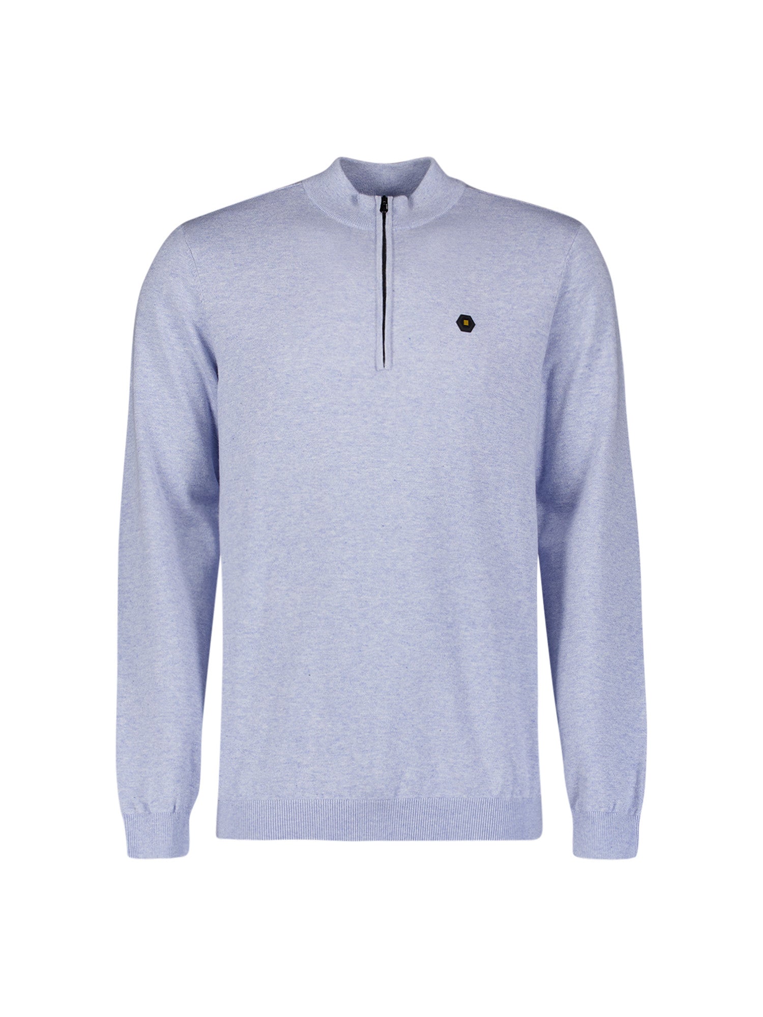 Timeless Basics Trui met halve rits Blauw