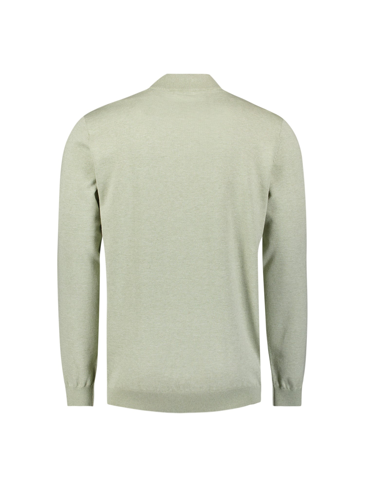 Timeless Basics Trui met halve rits | Groen