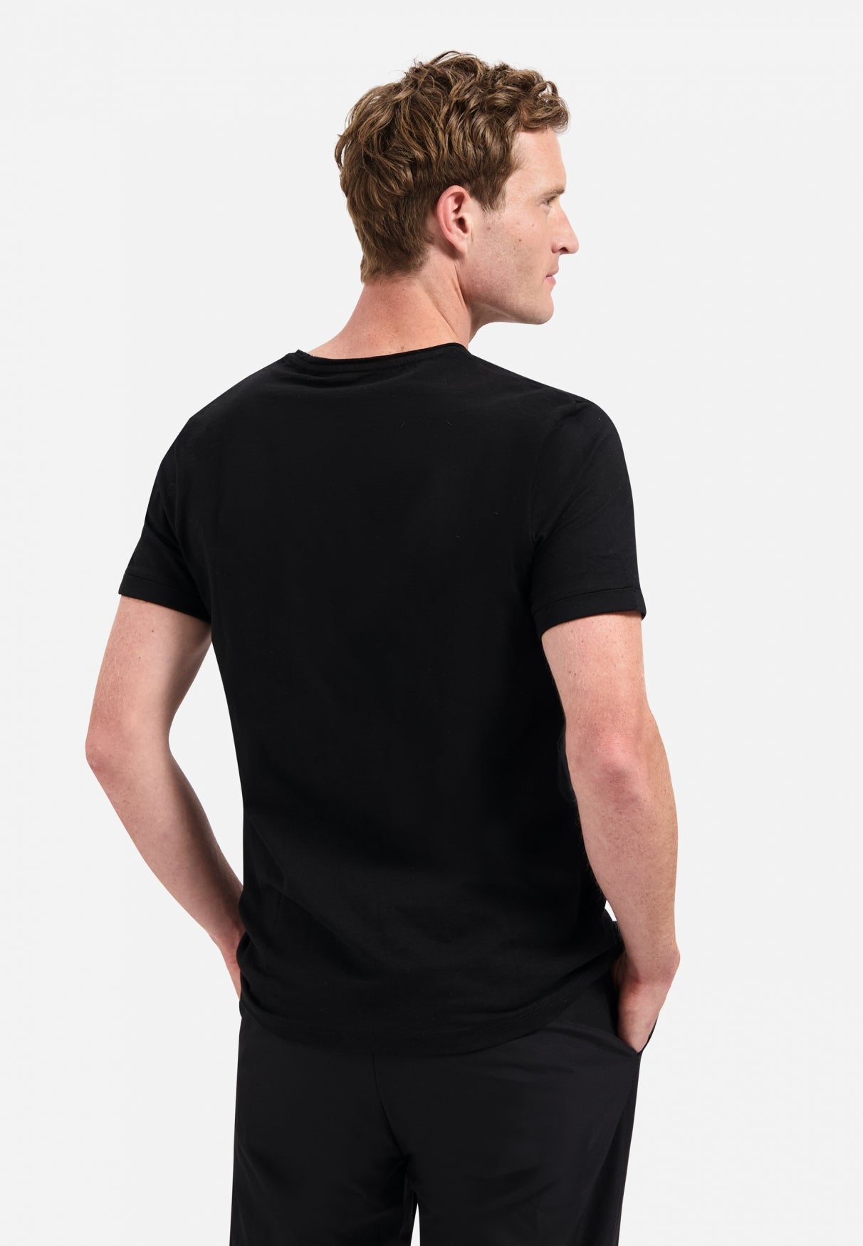 Timeless Basics T-shirt met ronde hals | Zwart