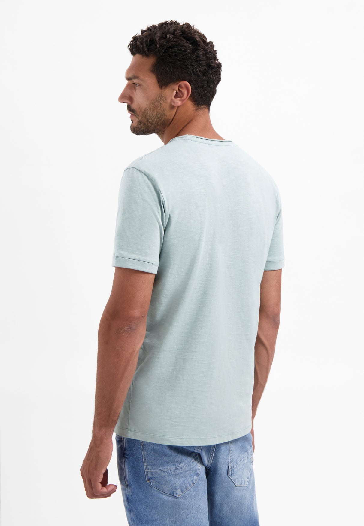 Timeless Basics Ronde Hals T-shirt | Smoke