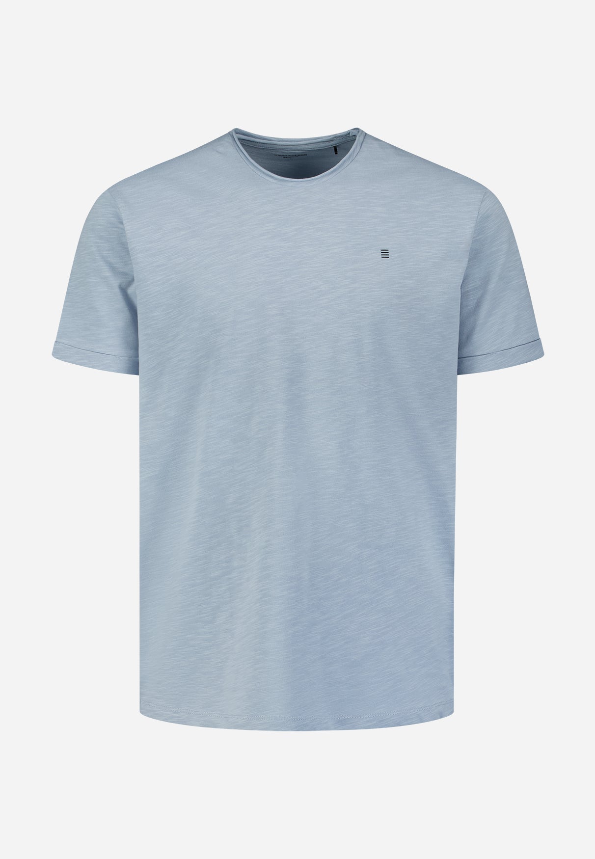Timeless Basics Ronde Hals T-shirt | Dusty Blue