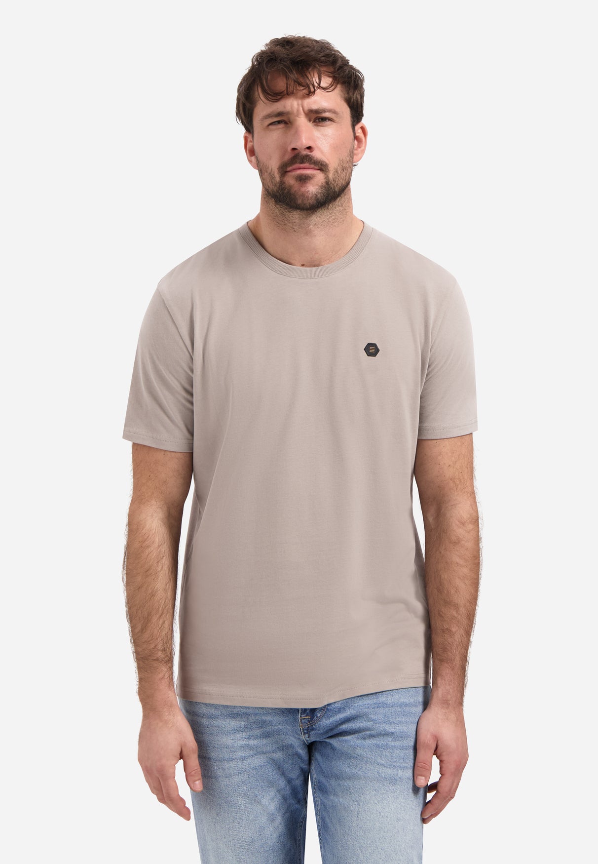 Timeless Basics Zacht T-shirt | Clay