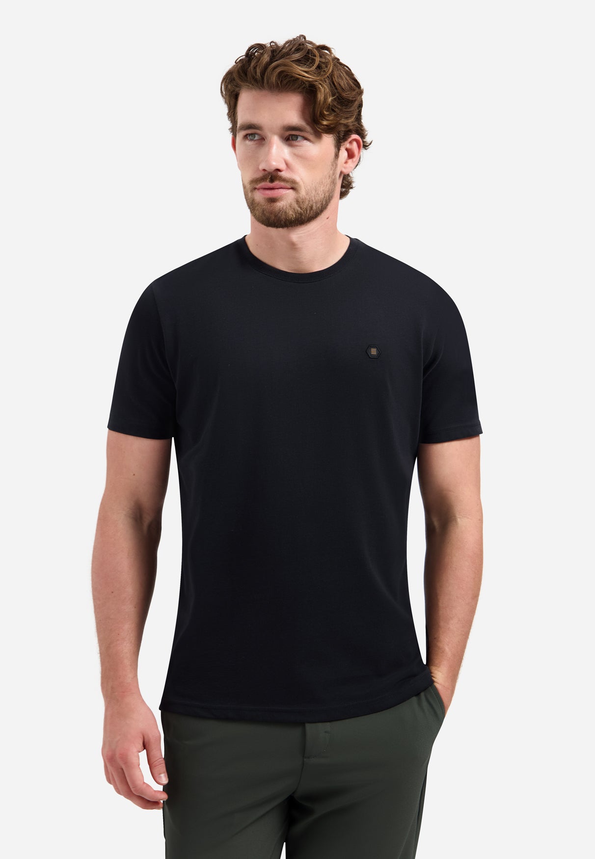 Timeless Basics Zacht T-shirt | Zwart