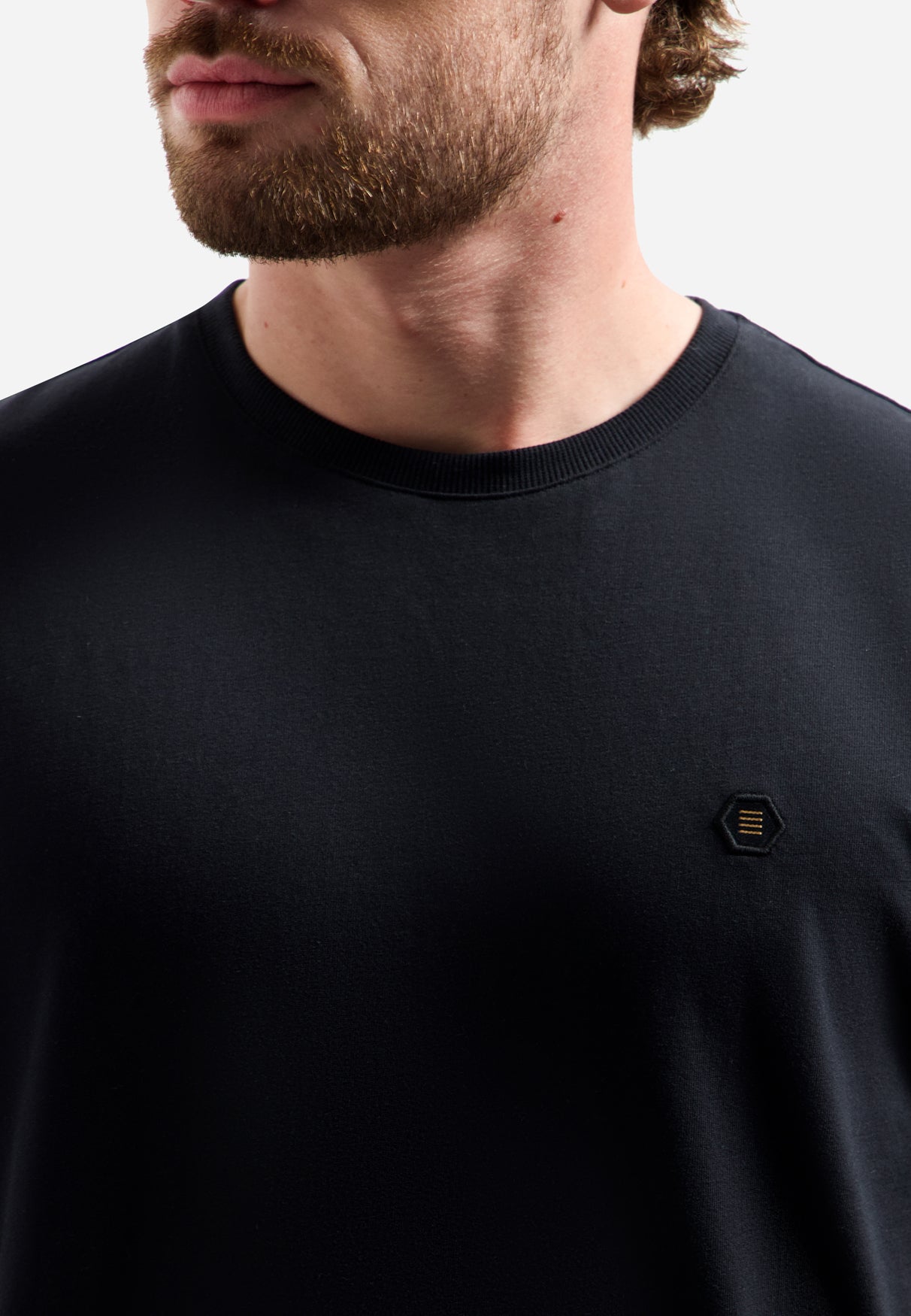 Timeless Basics Zacht T-shirt | Zwart