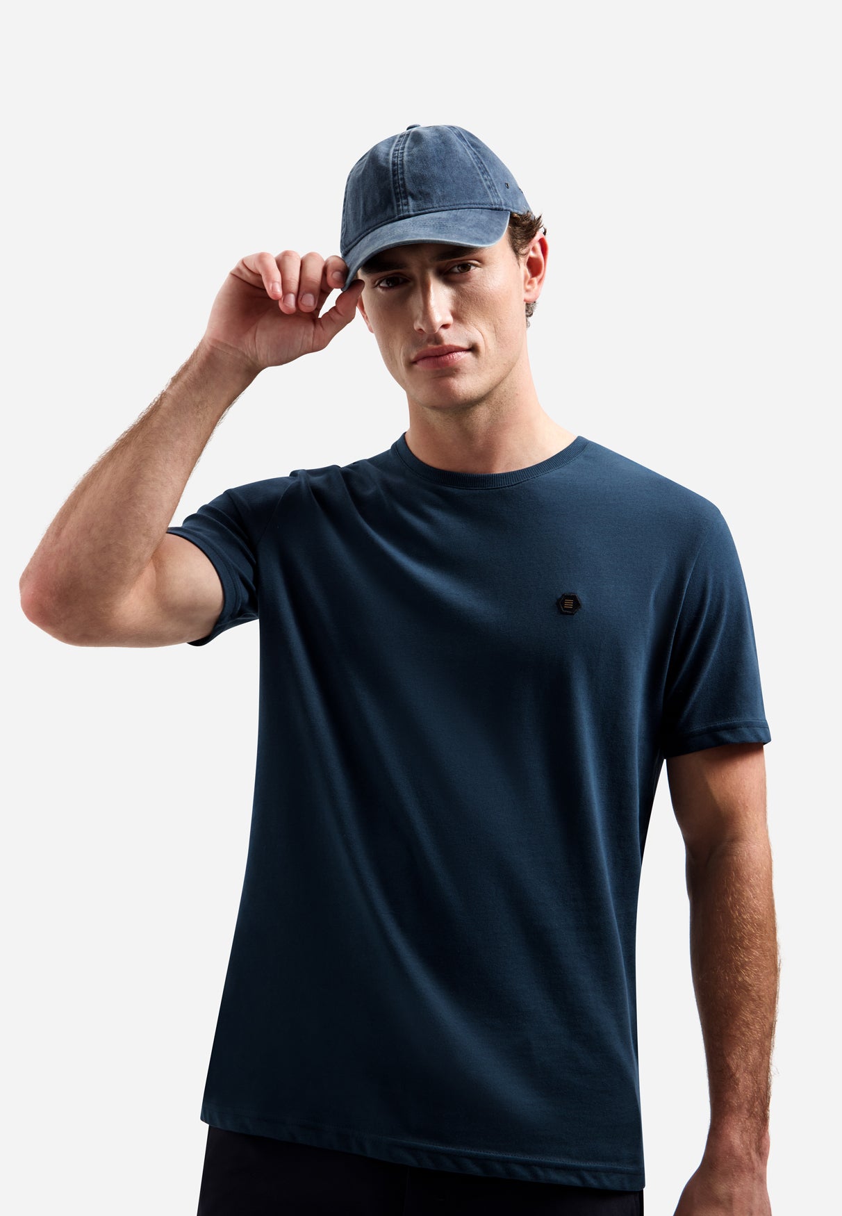 Timeless Basics Zacht T-shirt | Night