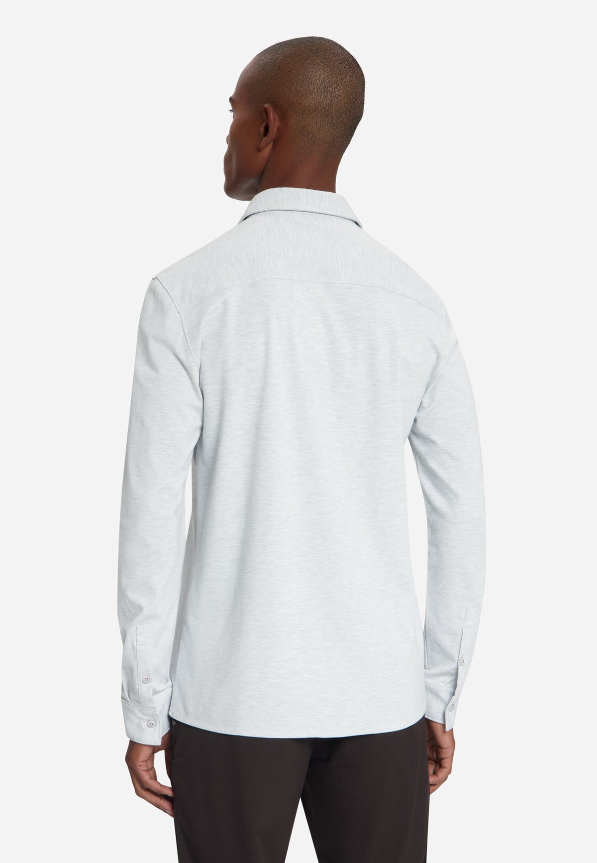 Timeless Basics Jersey Overhemd | Chalk