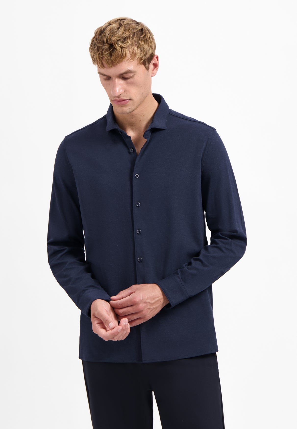 Timeless Basics Jersey Overhemd | Night