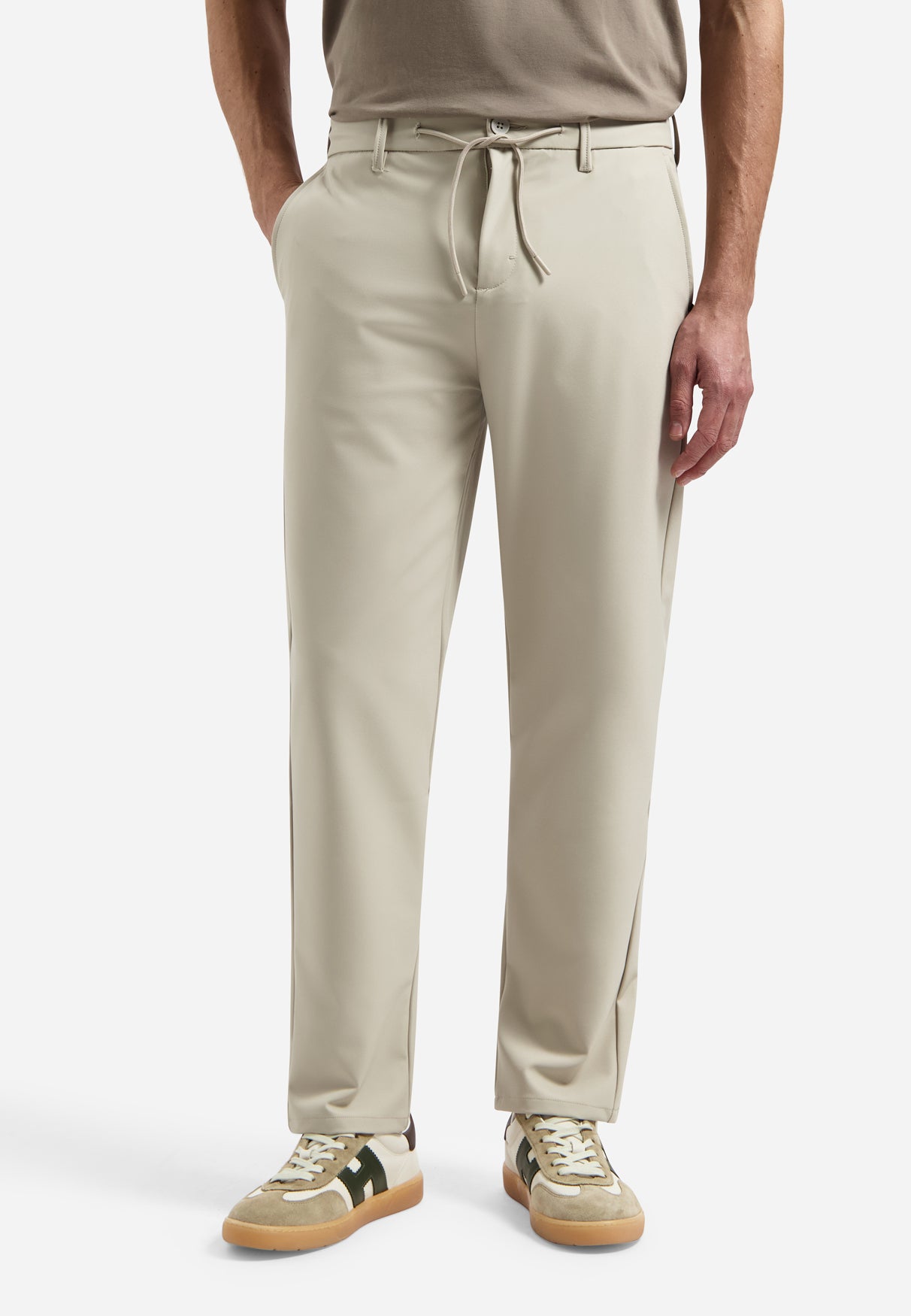 De Sedoc broek - Wide Fit | Stone