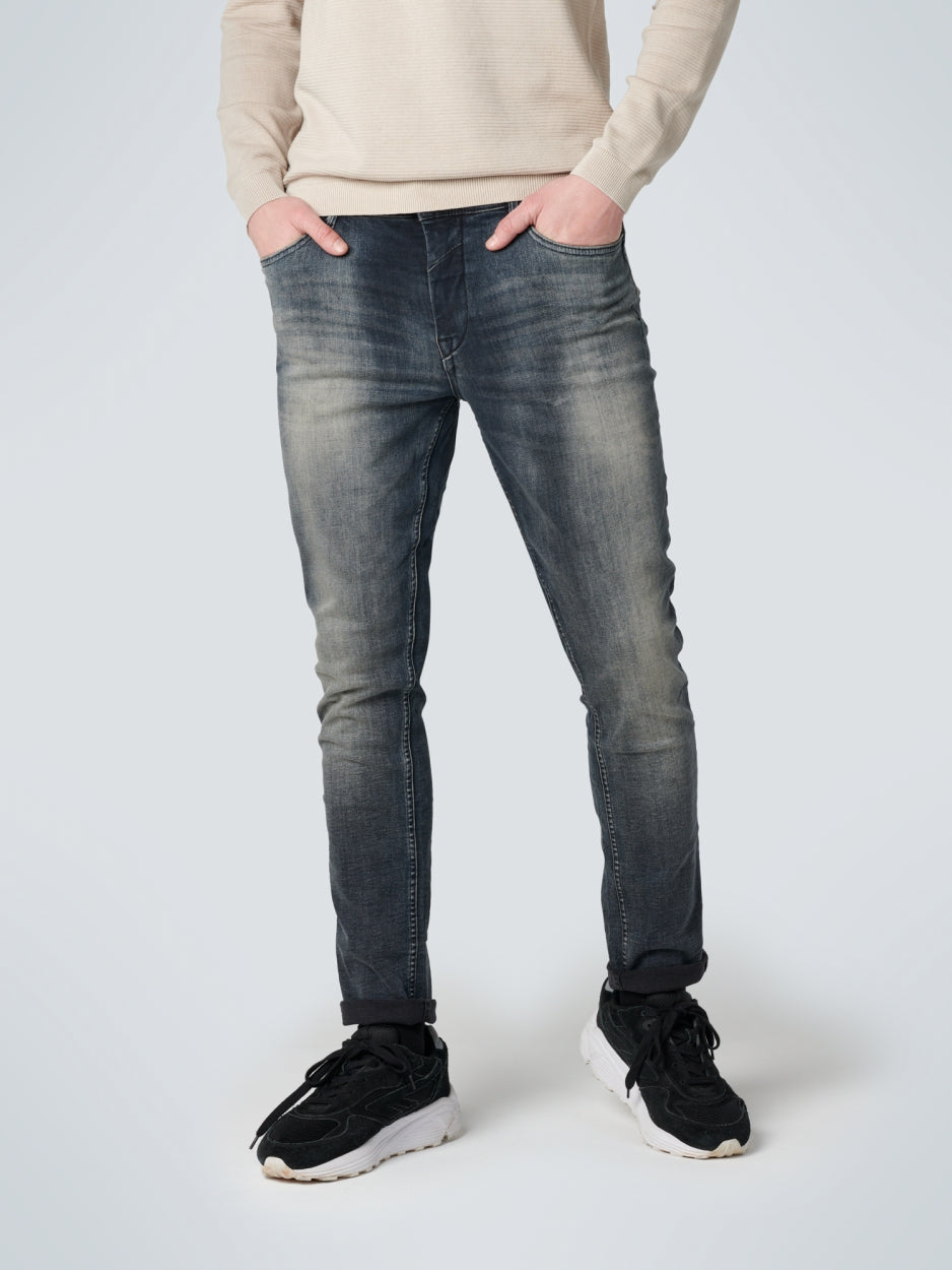 711 Slim Fit | Stretch | Grijze denim | Length 36