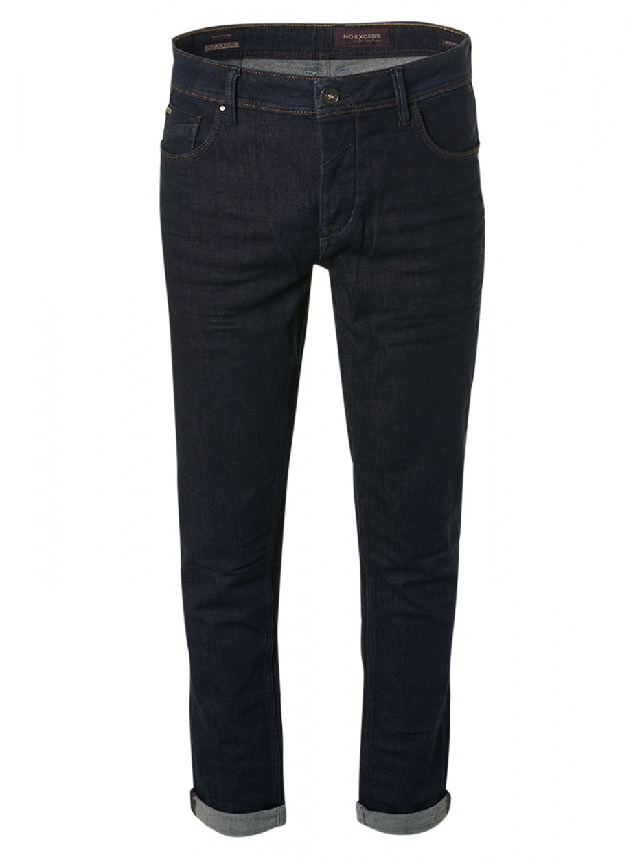 Denim, slim fit 711, dark denim stretch gerecycled | Lengte 34