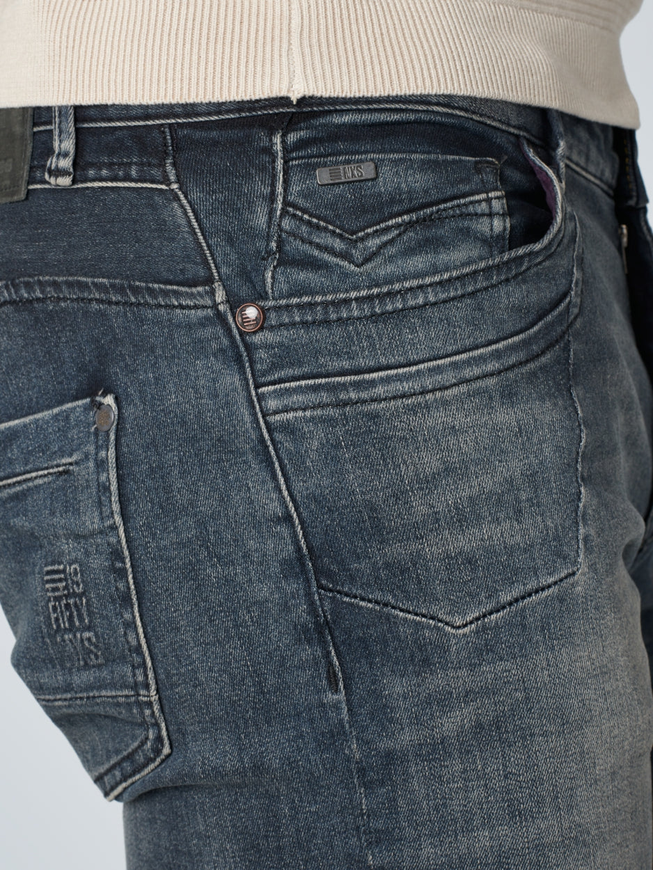 Denim, comfort slim 712, grijs denim stretch | Length 34