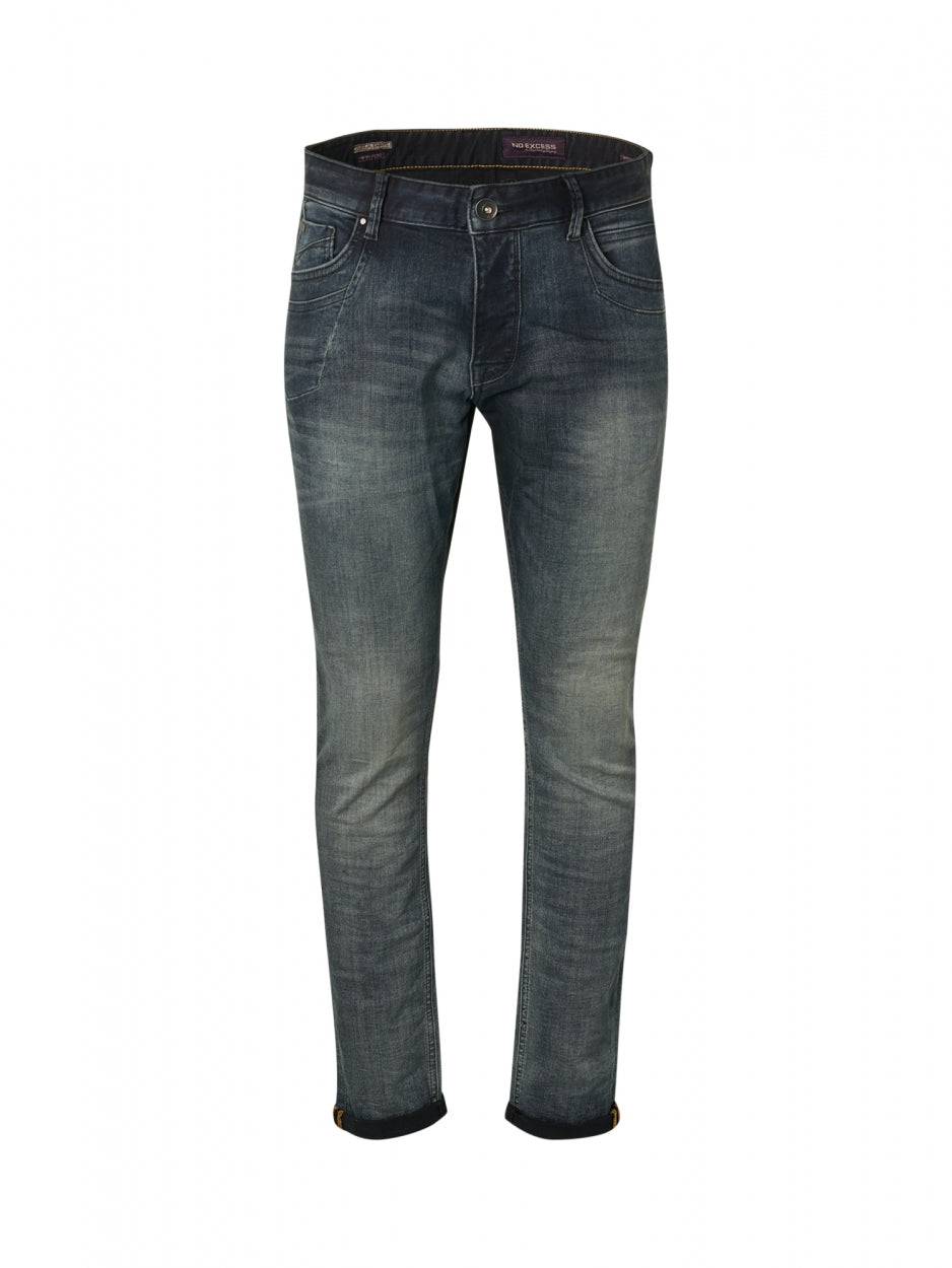 Denim, comfort slim 712, grijs denim stretch | Length 34