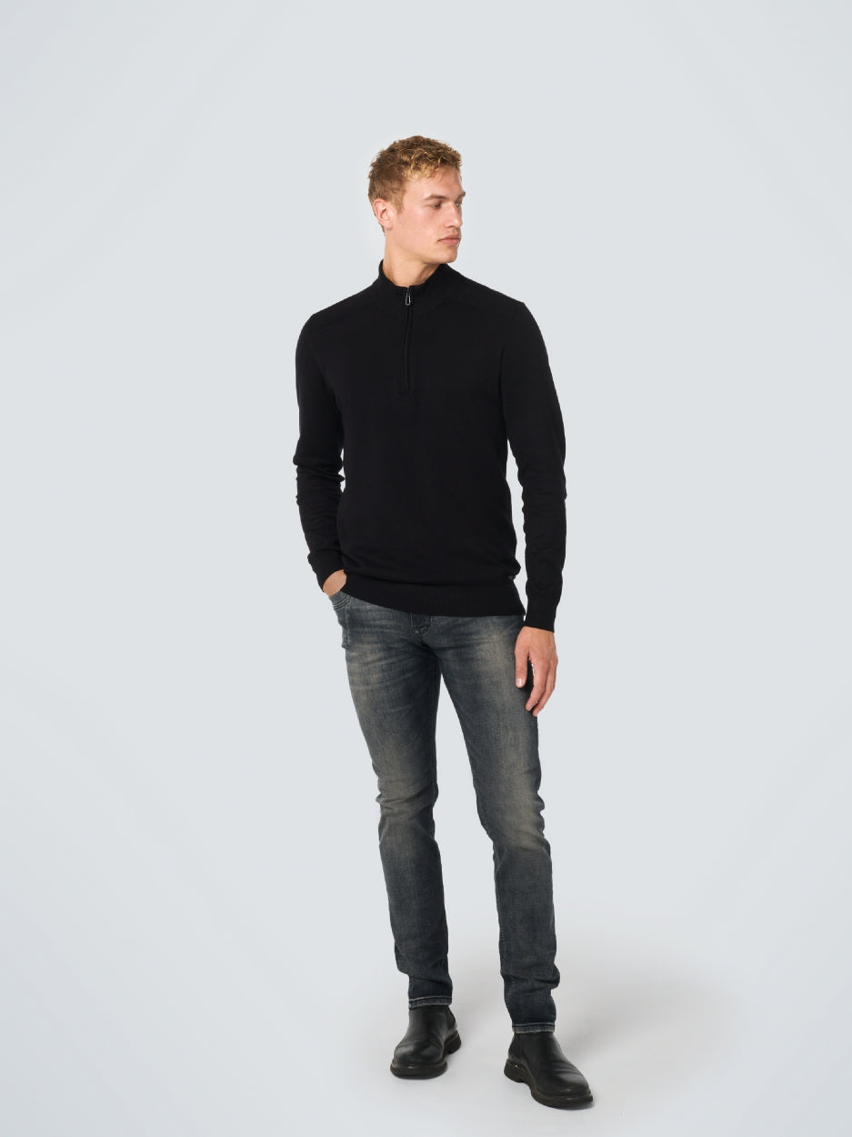 Denim, comfort slim 712, grijs denim stretch | Length 36