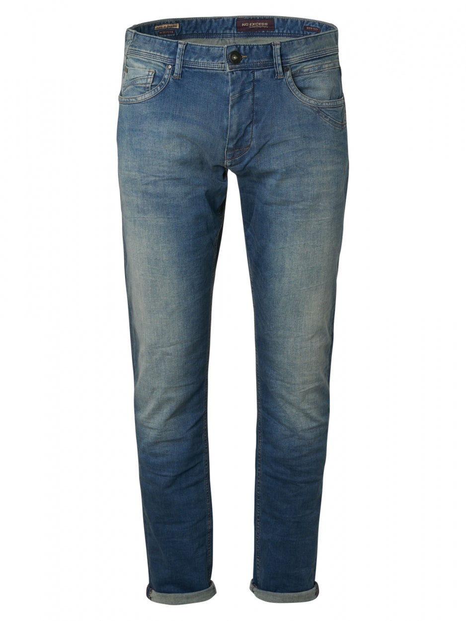 Denim, comfort slim 712, stone used denim stretch | Length 36